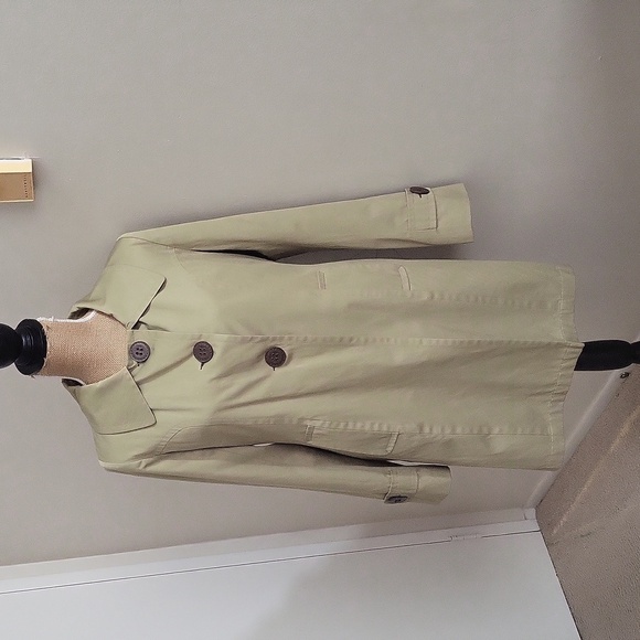 light weight Trench coat Olive green in size 6 By Novelti - Picture 1 of 17